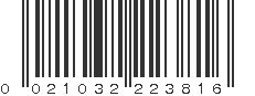 UPC 021032223816