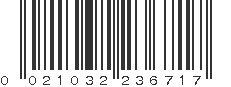 UPC 021032236717