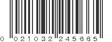 UPC 021032245665