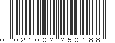 UPC 021032250188