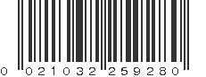 UPC 021032259280