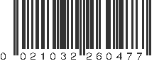 UPC 021032260477