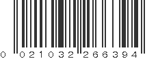 UPC 021032266394