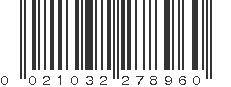 UPC 021032278960