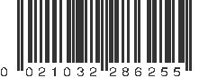 UPC 021032286255