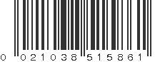 UPC 021038515861