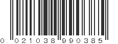 UPC 021038990385