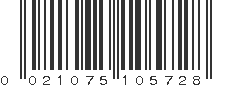 UPC 021075105728