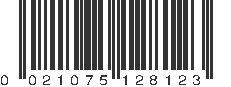 UPC 021075128123