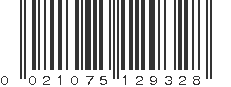 UPC 021075129328