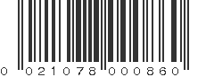 UPC 021078000860