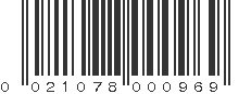 UPC 021078000969