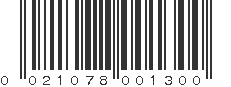 UPC 021078001300