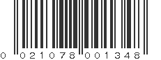 UPC 021078001348