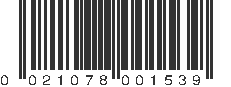 UPC 021078001539