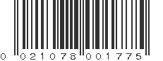 UPC 021078001775