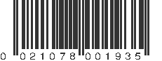 UPC 021078001935