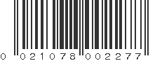 UPC 021078002277