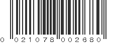 UPC 021078002680