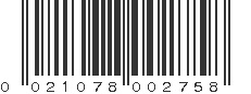 UPC 021078002758