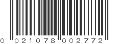 UPC 021078002772