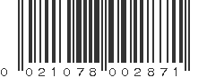 UPC 021078002871