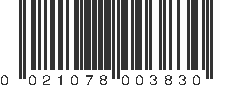 UPC 021078003830