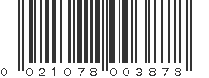 UPC 021078003878