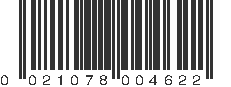 UPC 021078004622