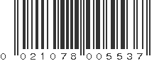 UPC 021078005537