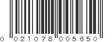 UPC 021078005650