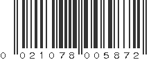 UPC 021078005872