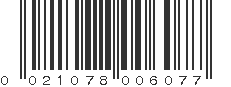 UPC 021078006077