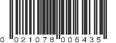 UPC 021078006435