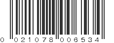 UPC 021078006534