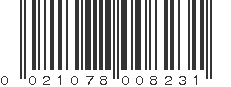 UPC 021078008231