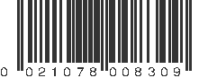 UPC 021078008309