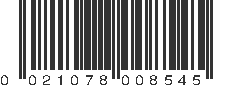 UPC 021078008545