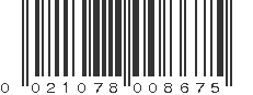 UPC 021078008675