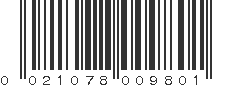 UPC 021078009801