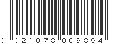 UPC 021078009894