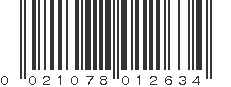 UPC 021078012634