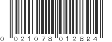 UPC 021078012894