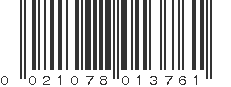 UPC 021078013761