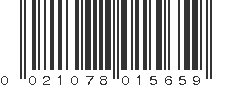 UPC 021078015659