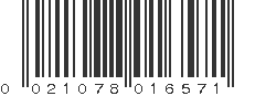 UPC 021078016571