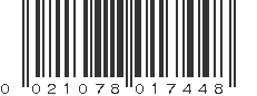 UPC 021078017448