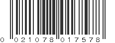 UPC 021078017578