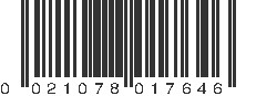 UPC 021078017646