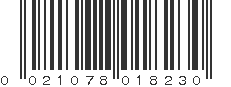 UPC 021078018230